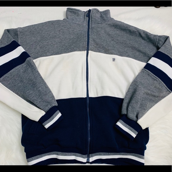 pierre cardin quarter zip fleece mens